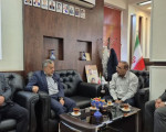 جلسه با حضور جناب آقای مرادی شهردار نجف آباد، معاونین و مدیران ستادی شهرداری نجف آباد با خزائلی رییس سازمان پزشکی قانونی نجف آباد