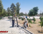 روشنایی پارک فیروزه منطقه چهار نجف‌آباد در پاسخ به مطالبه شهروندان اجرا می‌شود
