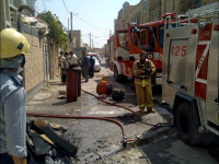 کپسول های گاز مایع و آتش سوزی منزل و خودرو در نجف آباد