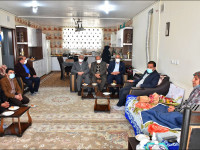  دیدار مسئولان شهرستان نجف آباد با خانواده شهدای آخوندی 
