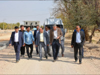  بازدید میدانی شهردار و مدیران شهری از پروژه های در دست اقدام شهرداری منطقه یک نجف آباد