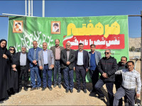  پویش سراسری درختکاری طرح کاشت یک میلیارد درخت / کمربند سبزشمالی ٫ زیرگذر شهدای کارگر٫ شهرک صنعتی منتظریه ٫منطقه سه(ویلاشهر) 
