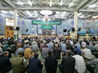 راهپیمایی جمعه‌های خشم در راستای محکومیت اقدامات رژیم صهیونیستی ونماز عبادی سیاسی جمعه بهمراه دیدار مردمی اعضای شورای اسلامی شهر و شهردار و مدیریت شهری نجف آباد و جلسه پرسش و پاسخ 