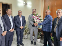 دیدار با دکتر موحد ریاست آموزش و پرورش نجف آباد بمناسبت روز معلم