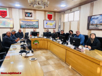 جلسه بررسی طرح پیشنهادی سالن ورزشی شهید سردار محسن خدابنده در منطقه دو