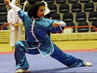 مدال طلای رقابت های جهانی بر گردن بانوی ووشوکار نجف آبادی  