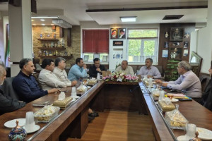 جلسه با موضوع سازمان سیما منظر و فضای سبز شهرداری نجف آباد