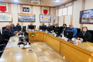 جلسه بررسی طرح پیشنهادی سالن ورزشی شهید سردار محسن خدابنده در منطقه دو