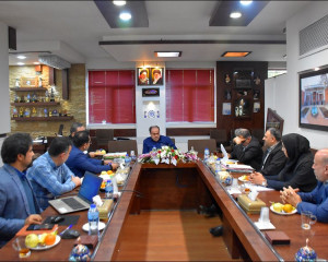 جلسه با ریاست بنیاد مسکن نجف آباد
