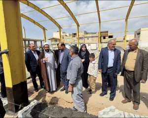 آیین آغاز عملیات اجرایی سالن ورزشی شهید چمران