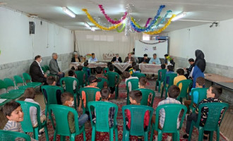 میز خدمت شهردار نجف آباد در جمع دانش آموزان مدرسه صفا
