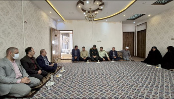 بازدیدی به رنگ عیادت، تجلیل و اعلام همراهی و حمایت همه جانبه از عاشقان ائمه اطهار