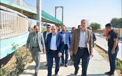 بازدید میدانی شهردار و مدیران شهری از پروژه های در دست اقدام شهرداری منطقه دو نجف آباد