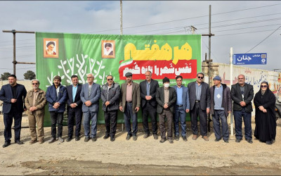 پویش سراسری درختکاری طرح کاشت یک میلیارد درخت / بلوار دفاع مقدس روبروی CNG / کمربند سبز جنوبی، منطقه یک (نجف آباد)
