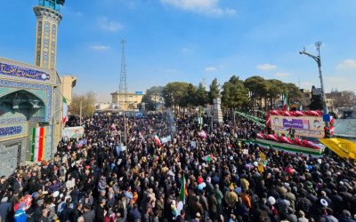  مراسم باشکوه راهپیمایی ۲۲ بهمن نجف آباد 1403 