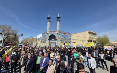 شکوه حضور مردم شهیدپرور نجف آباد در راهپیمایی بزرگ روز جهانی قدس