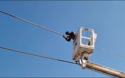  اجرای سرویس و نگهداری کابلهای پل بوستان زندگی