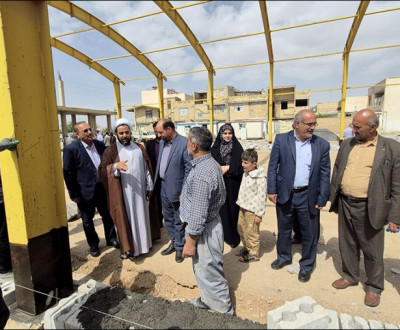 آیین آغاز عملیات اجرایی سالن ورزشی شهید چمران