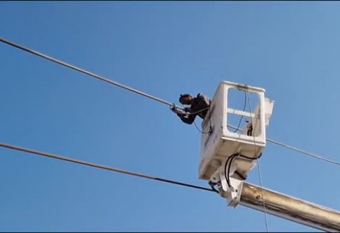 اجرای سرویس و نگهداری کابلهای پل بوستان زندگی